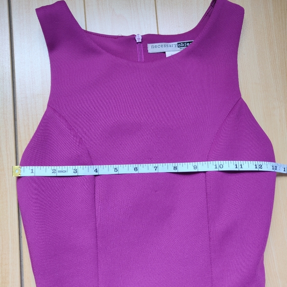Necessary Objects Plum/Magenta Cocktail Dress - Picture 5 of 8